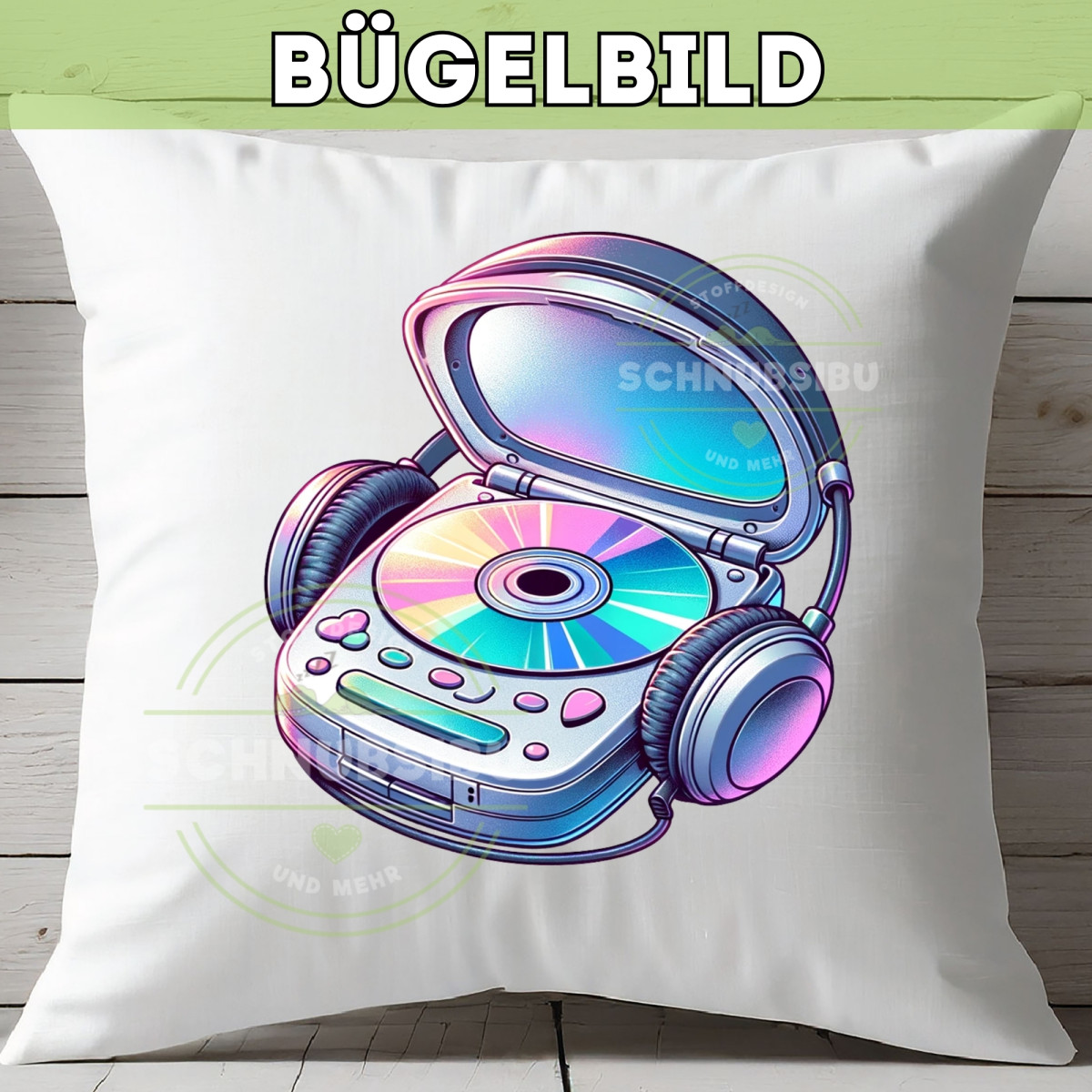 Bügelbild Retro